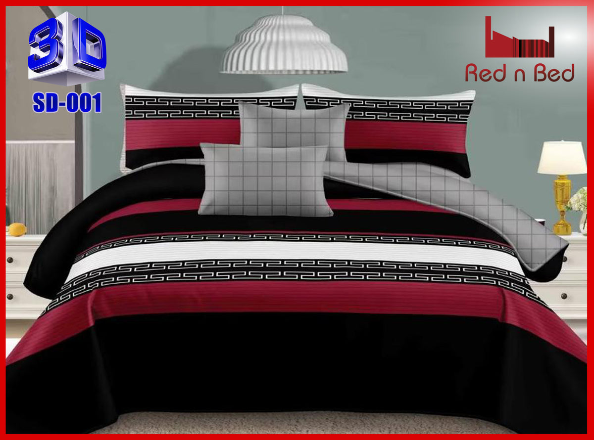 3D Double Bedsheet - SD-001