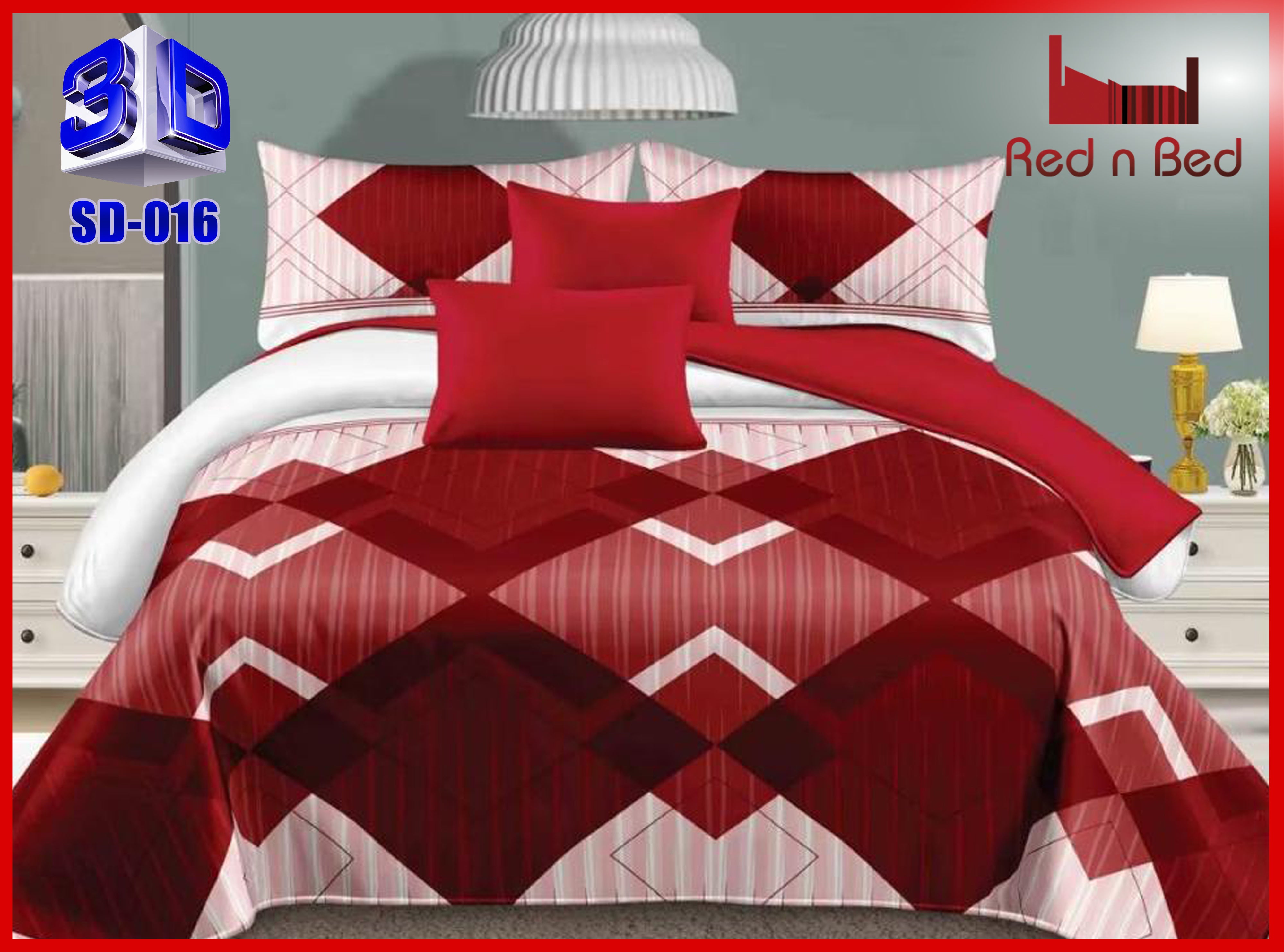 3D Double Bedsheet - SD-016