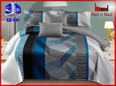 3D Double Bedsheet - SD-041