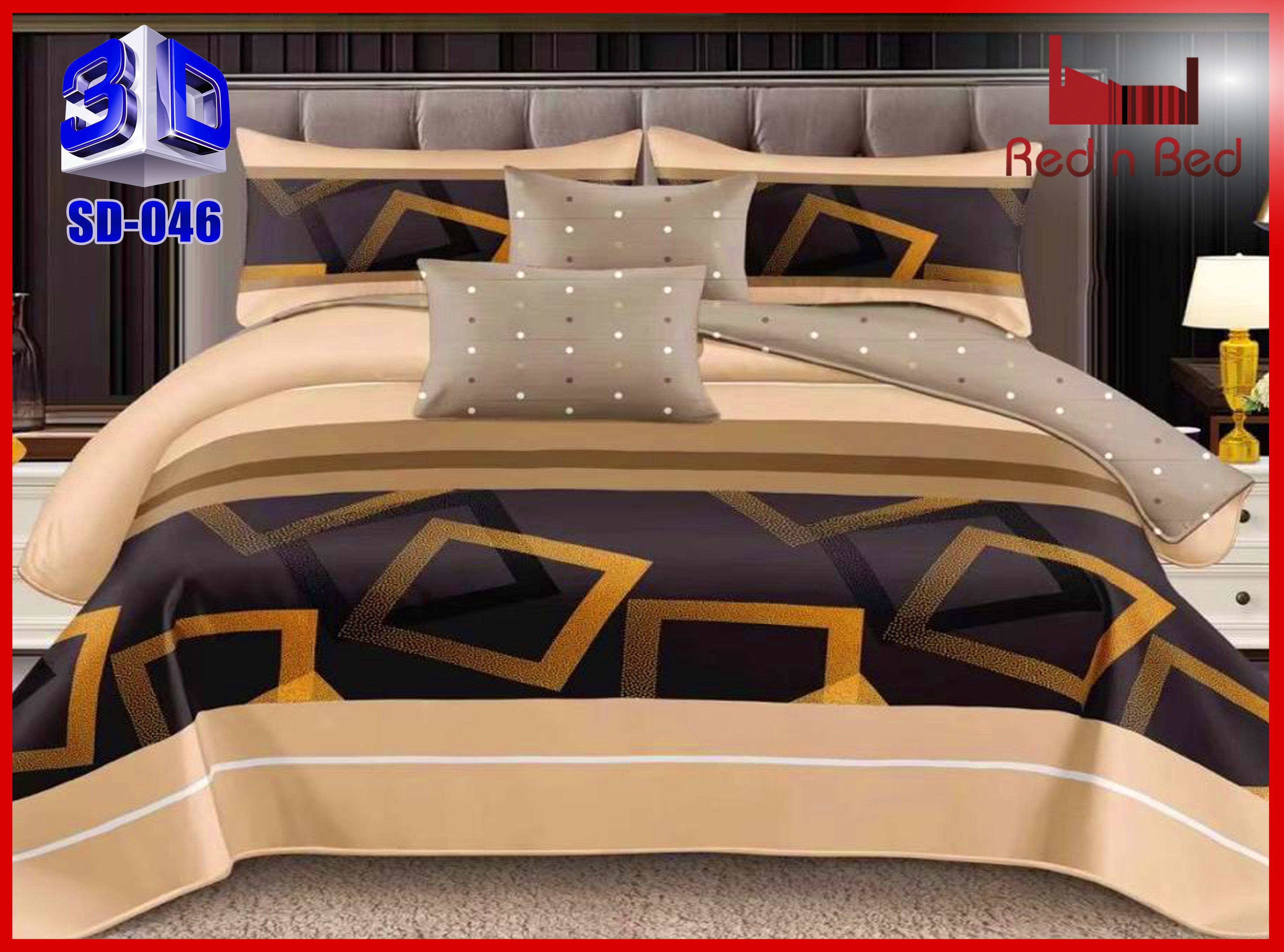 3D Double Bedsheet - SD-046