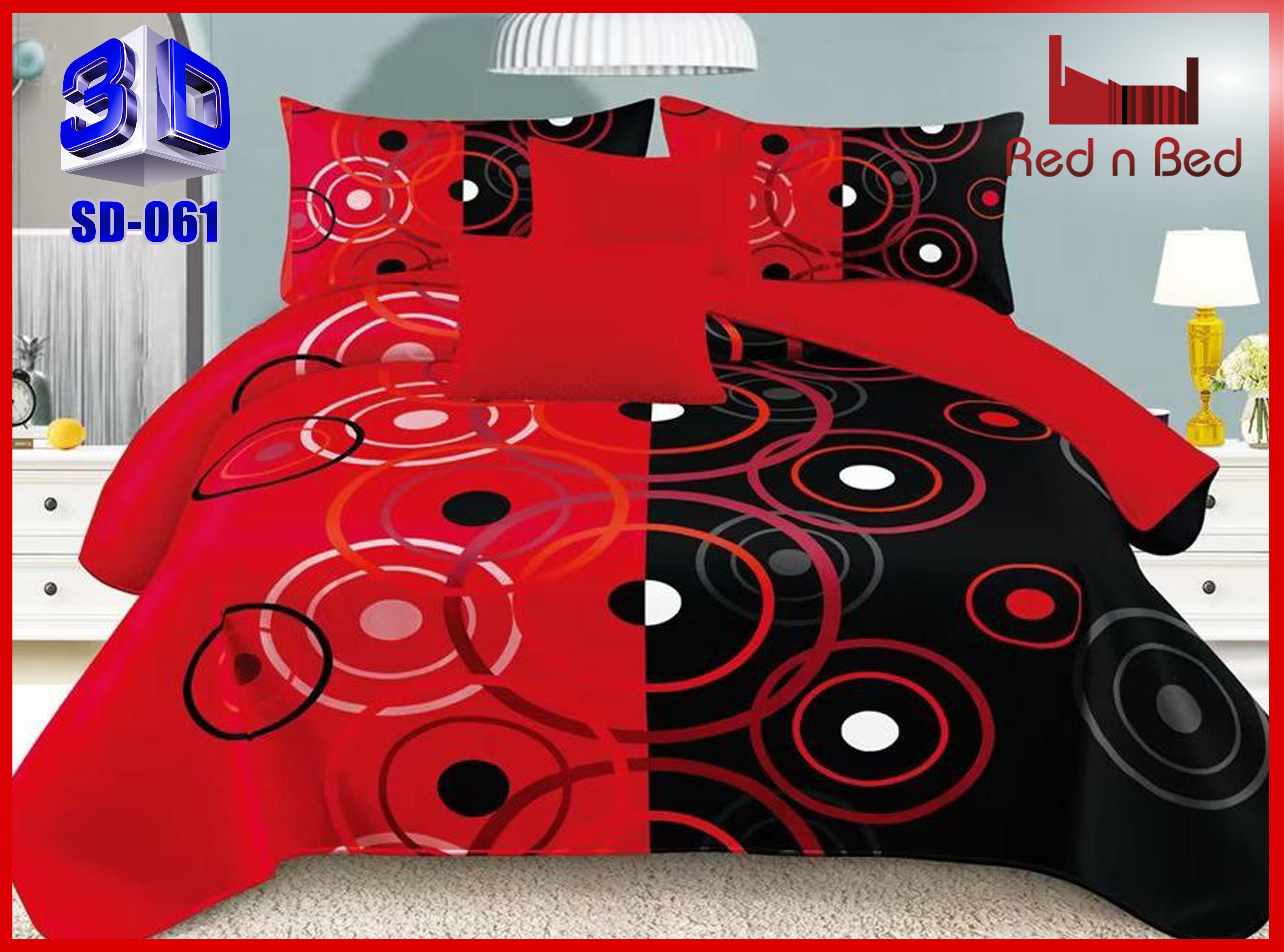 3D Double Bedsheet - SD-061