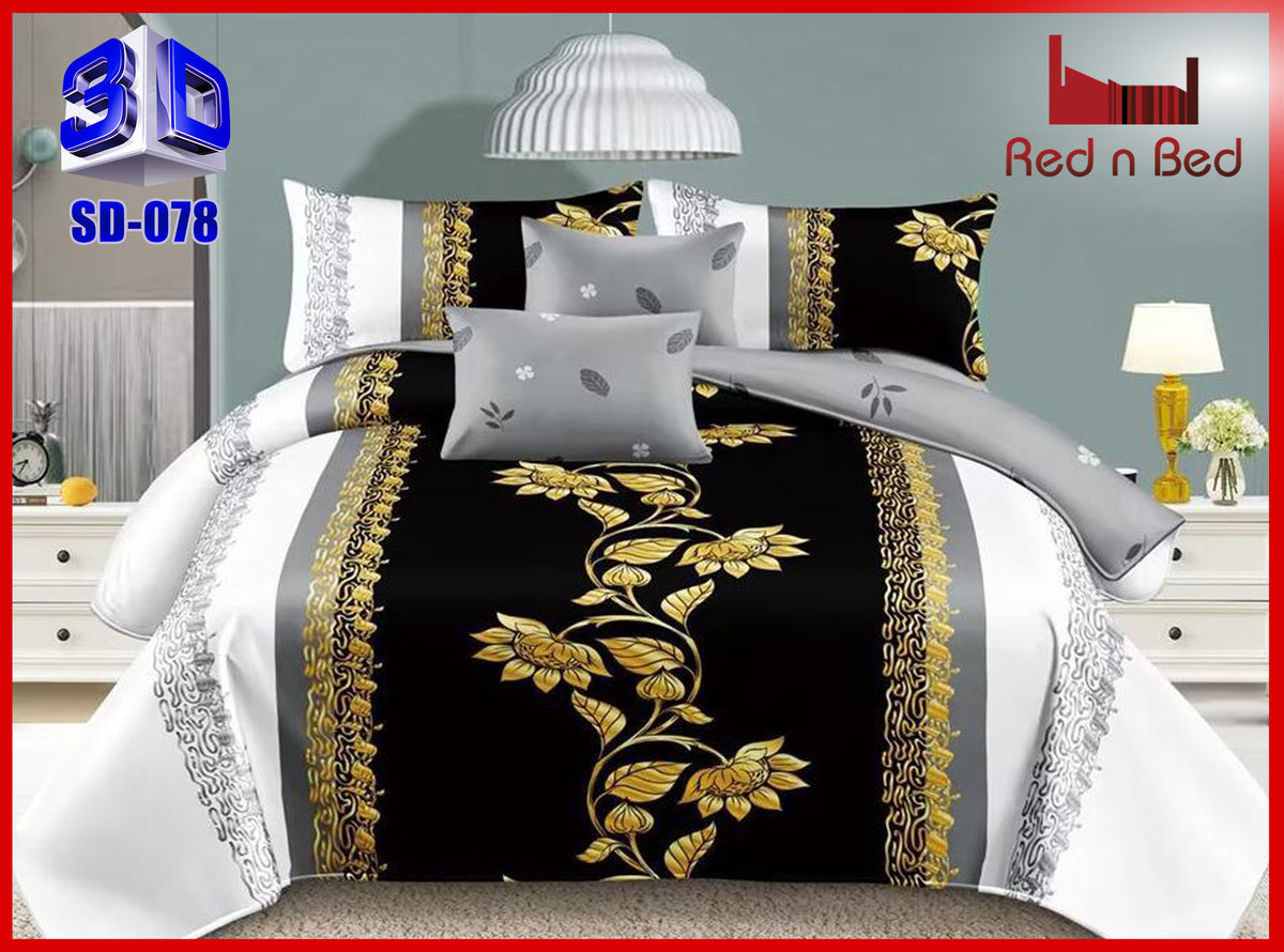 3D Double Bedsheet - SD-078