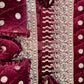 Malai Velvet Embroidered Frill Bridal Set - 002