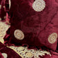 Malai Velvet Embroidered Frill Bridal Set - 002