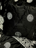 Malai Velvet Embroidered Frill Bridal Set - 008