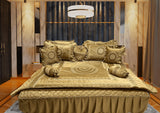 Versace Malai Velvet - Musturd